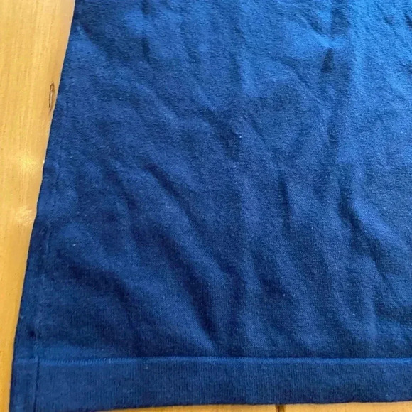 Vince Camuto women’s new short sleeve knit sweater top peep hole pearl button L - Picture 11 of 11